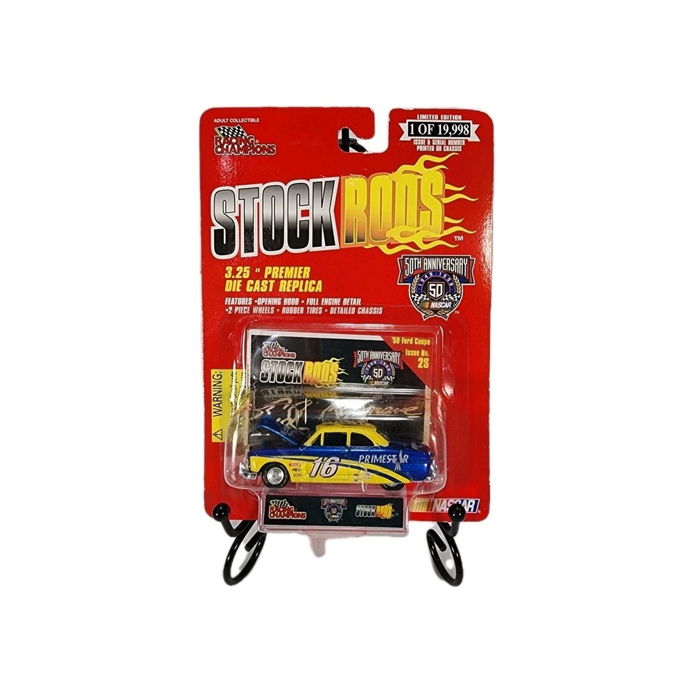 Racing Champions Stock Rods Ted Musgrave #16 Primestar 50 Ford Coupe 2s Blue NIP